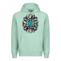 Seafoam cowhide aztec gemstone Premium Hoodie - RanaPortraitStore