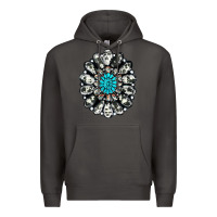 Smoke cowhide aztec gemstone Premium Hoodie - RanaPortraitStore