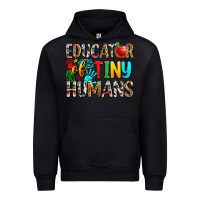 Black educator of tiny humans Urban Hoodie - Zillion Design Studio