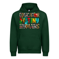 Forest Green educator of tiny humans Urban Hoodie - Zillion Design Studio