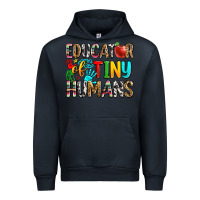 Navy educator of tiny humans Urban Hoodie - Zillion Design Studio