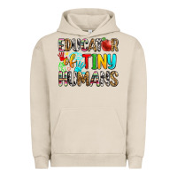 Pigment French Oak educator of tiny humans Urban Hoodie - Zillion Design Studio