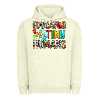 Pigment Pistachio educator of tiny humans Urban Hoodie - Zillion Design Studio