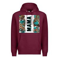 Burgundy western mama Premium Hoodie - Zillion Design Studio