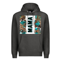 Charcoal Heather western mama Premium Hoodie - Zillion Design Studio