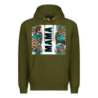Army Green western mama Premium Hoodie - Zillion Design Studio