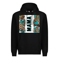 Black western mama Premium Hoodie - Zillion Design Studio