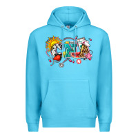 Ocean Blue summer cna Premium Hoodie - Zillion Design Studio