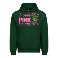 Forest Green I Wear Pink For My Mom Urban Hoodie - texasbilliewilder