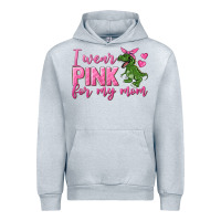 Heather Grey I Wear Pink For My Mom Urban Hoodie - texasbilliewilder