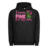 Pigment Black I Wear Pink For My Mom Urban Hoodie - texasbilliewilder