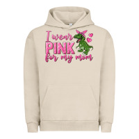 Pigment French Oak I Wear Pink For My Mom Urban Hoodie - texasbilliewilder