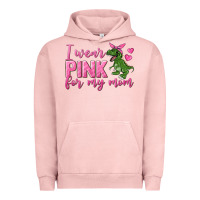 Pigment Salmon I Wear Pink For My Mom Urban Hoodie - texasbilliewilder