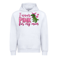 White I Wear Pink For My Mom Urban Hoodie - texasbilliewilder