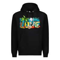 Black love summer teacher Premium Hoodie - Zillion Design Studio