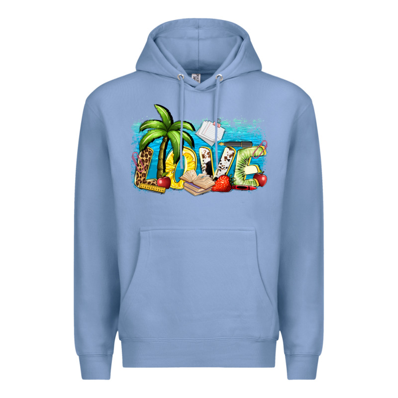Love Summer Teacher Premium Hoodie by Zillion Design Studio | Teevron