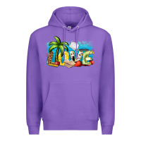 Purple love summer teacher Premium Hoodie - Zillion Design Studio