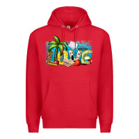 Red love summer teacher Premium Hoodie - Zillion Design Studio