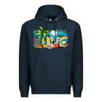 Navy love summer teacher Premium Hoodie - Zillion Design Studio