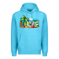 Ocean Blue love summer teacher Premium Hoodie - Zillion Design Studio