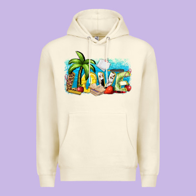 Love Summer Teacher Premium Hoodie Designed By Zillion Design Studio