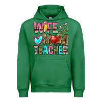 Emerald wife mom teacher Urban Hoodie - Zillion Design Studio