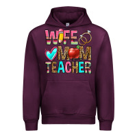 Mauve Wine wife mom teacher Urban Hoodie - Zillion Design Studio