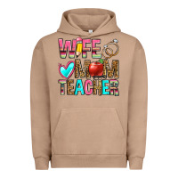 Pigment Burro wife mom teacher Urban Hoodie - Zillion Design Studio