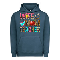 Pigment Midnight Navy wife mom teacher Urban Hoodie - Zillion Design Studio