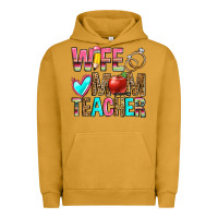 Pigment Peanut Butter wife mom teacher Urban Hoodie - Zillion Design Studio
