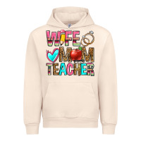 Sandshell wife mom teacher Urban Hoodie - Zillion Design Studio