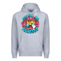 Heather Grey just call me princess Premium Hoodie - AdoDesignShop