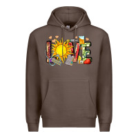 Coffee love summer nurse Premium Hoodie - Zillion Design Studio