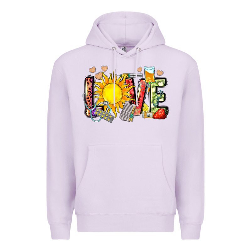 Love Summer Nurse Premium Hoodie by Zillion Design Studio | Teevron