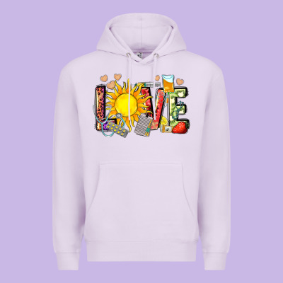 Love Summer Nurse Premium Hoodie Designed By Zillion Design Studio