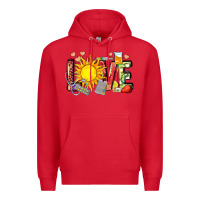 Red love summer nurse Premium Hoodie - Zillion Design Studio