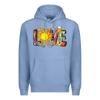 Colony Blue love summer nurse Premium Hoodie - Zillion Design Studio