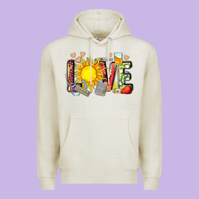 Love Summer Nurse Premium Hoodie Designed By Zillion Design Studio