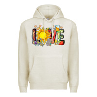Oatmeal Heather love summer nurse Premium Hoodie - Zillion Design Studio