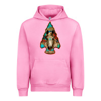 Fuchsia Pink arrowhead horse Urban Hoodie - RanaPortraitStore