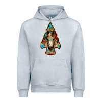 Heather Grey arrowhead horse Urban Hoodie - RanaPortraitStore