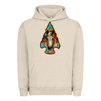 Pigment French Oak arrowhead horse Urban Hoodie - RanaPortraitStore