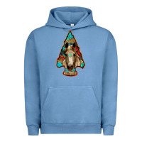 Pigment Pebble Blue arrowhead horse Urban Hoodie - RanaPortraitStore