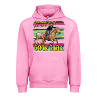 Fuchsia Pink in a world full of princesses be a cowgirl Urban Hoodie - RanaPortraitStore