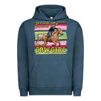 Pigment Midnight Navy in a world full of princesses be a cowgirl Urban Hoodie - RanaPortraitStore