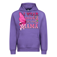Tulip I Wear Pink For My Mama with Butterfly Urban Hoodie - texasbilliewilder