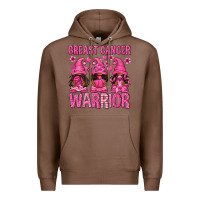 Chestnut Breast Cancer Warrior Afro Gnomes Premium Hoodie - texasbilliewilder