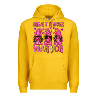 Lemon Breast Cancer Warrior Afro Gnomes Premium Hoodie - texasbilliewilder