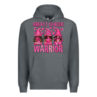 Rock Breast Cancer Warrior Afro Gnomes Premium Hoodie - texasbilliewilder