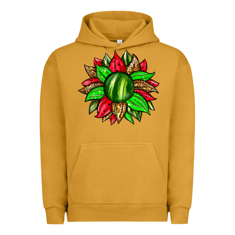 Watermelon Sunflower Urban Hoodie by Zillion Design Studio | Teevron